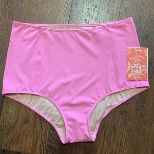 Kortni Jeane High Waisted Bottoms-Large NWT